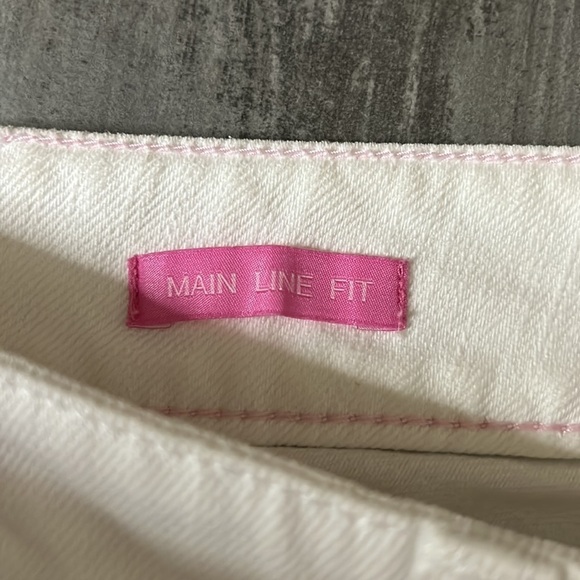 Lilly Pulitzer summer White main line fit jeans women’s size 2 - Picture 4 of 6